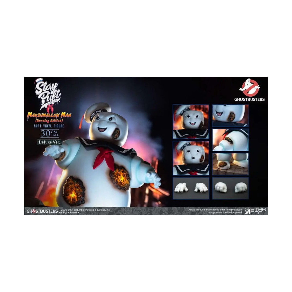 Star Ace - Stay Puft Marshmallow Man Burning Edition Deluxe Version - Ghostbusters