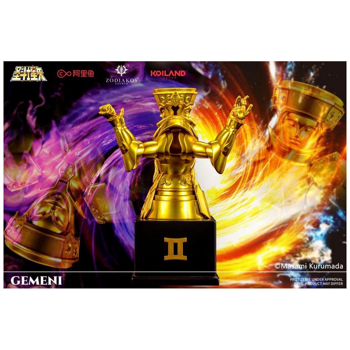 Zodiakos Studio - Gemini Cloth - Totem der Zwillinge 1/6 - Statue Saint Seiya - die Ritter des Zodiakus