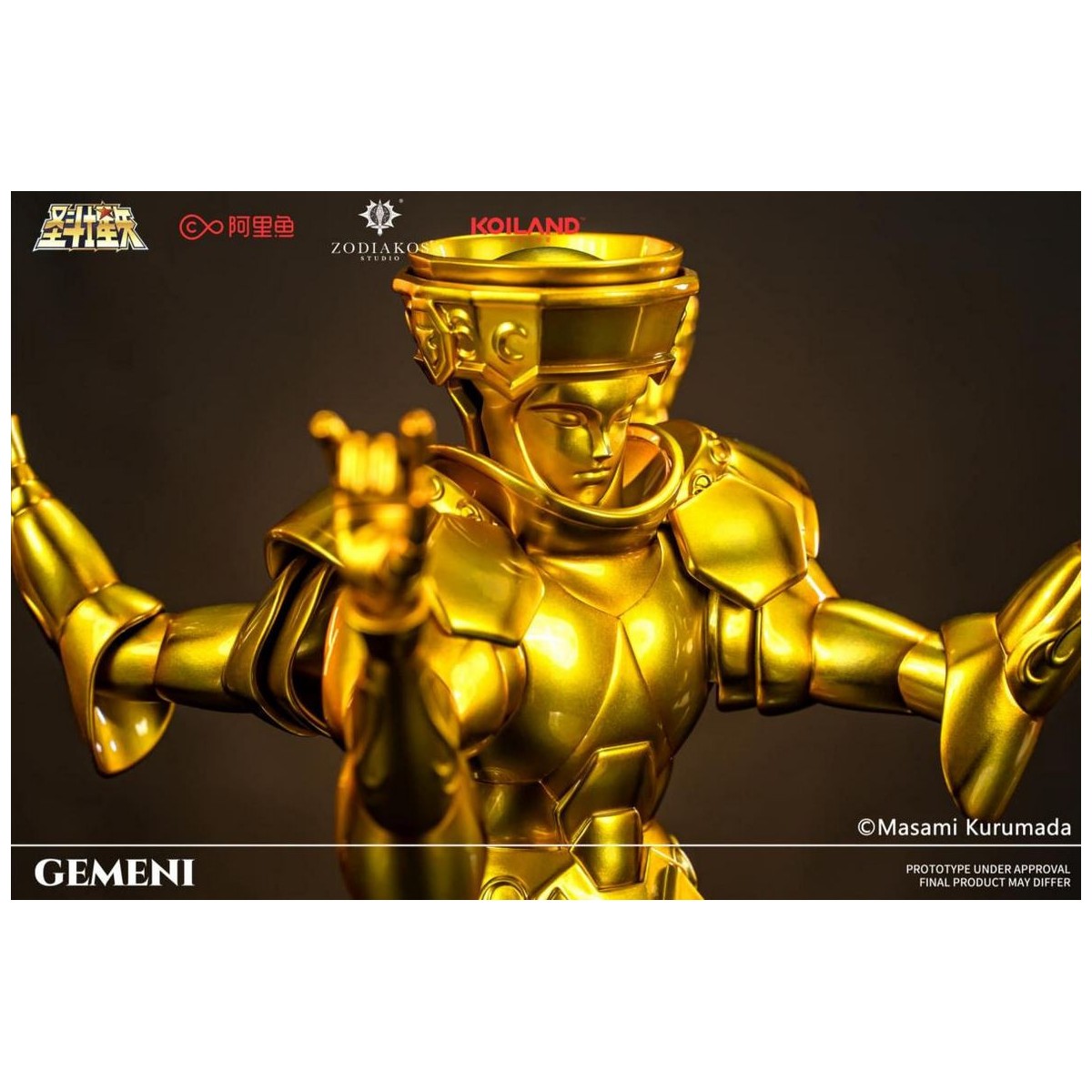 Zodiakos Studio - Gemini Cloth - Totem der Zwillinge 1/6 - Statue Saint Seiya - die Ritter des Zodiakus