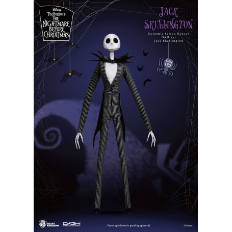 Beast Kingdom - Jack Skellington - Die seltsame Weihnacht des Mr. Jack Dynamic Action Heroes 1/9