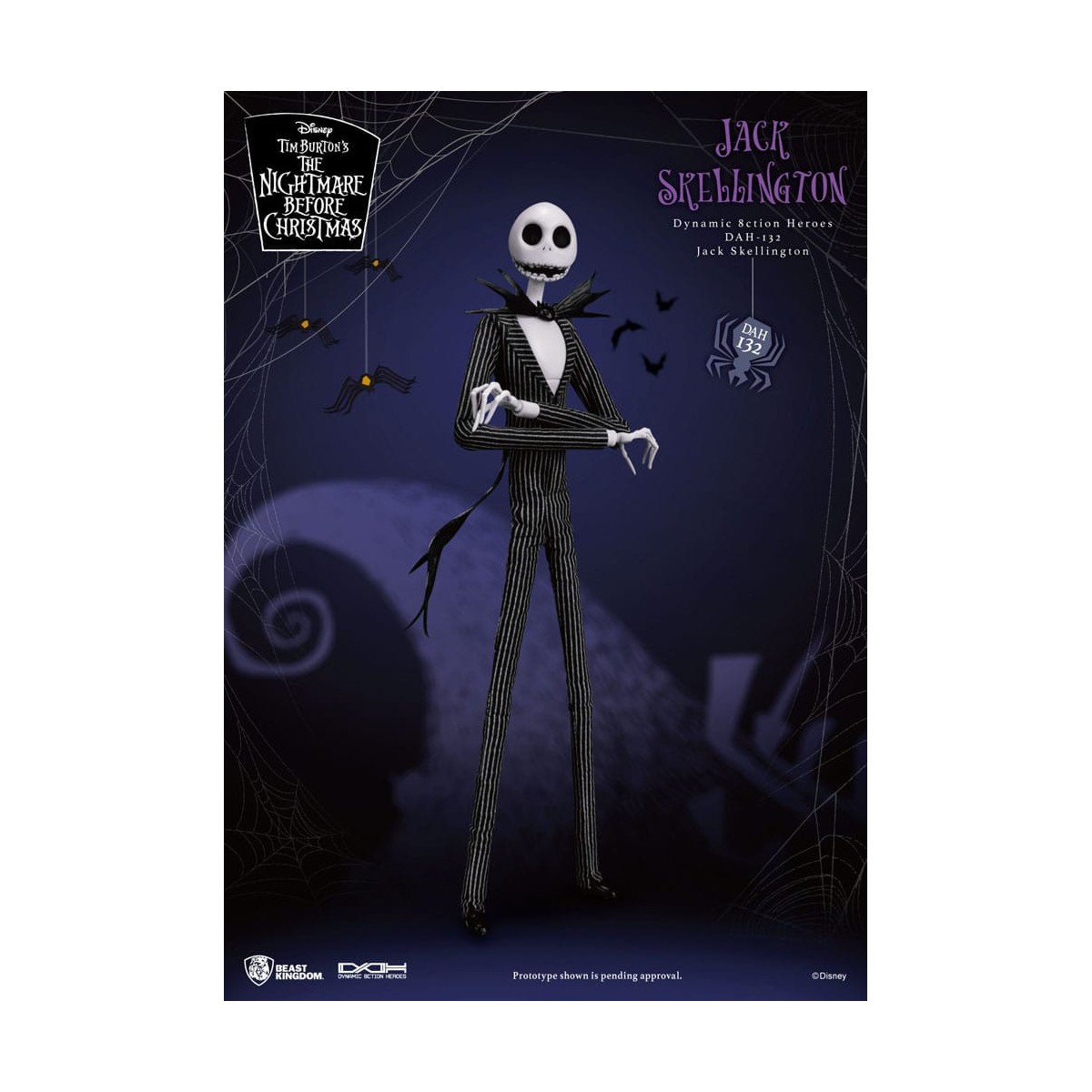 Beast Kingdom - Jack Skellington - Die seltsame Weihnacht des Mr. Jack Dynamic Action Heroes 1/9