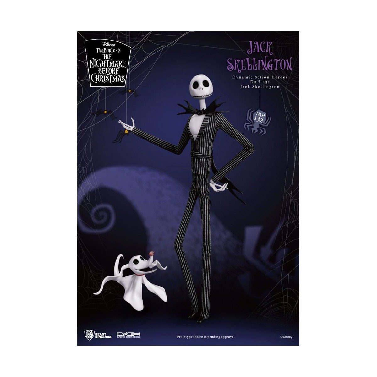 Beast Kingdom - Jack Skellington - Die seltsame Weihnacht des Mr. Jack Dynamic Action Heroes 1/9