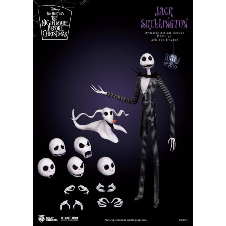 Beast Kingdom - Jack Skellington - Die seltsame Weihnacht des Mr. Jack Dynamic Action Heroes 1/9
