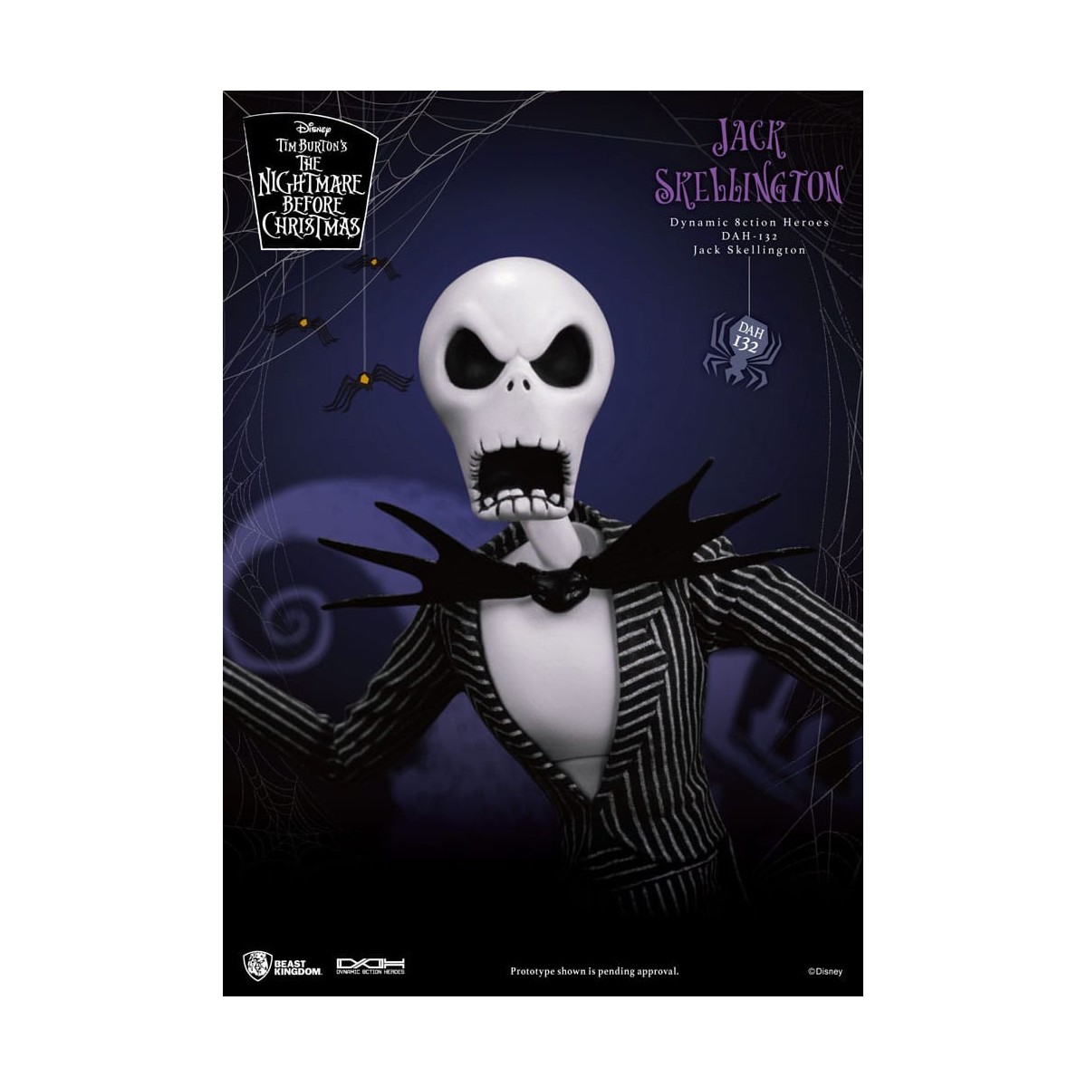 Beast Kingdom - Jack Skellington - Die seltsame Weihnacht des Mr. Jack Dynamic Action Heroes 1/9