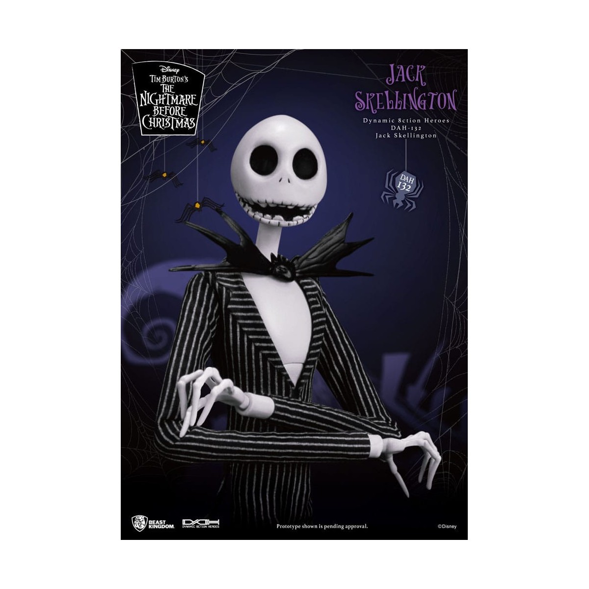 Beast Kingdom - Jack Skellington - Die seltsame Weihnacht des Mr. Jack Dynamic Action Heroes 1/9