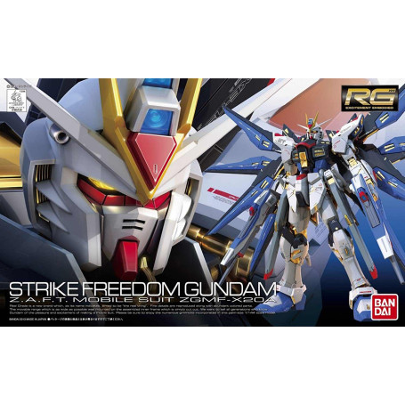 Bandai - Gunpla - Gundam 1/144 RG - ZGMF-X20A FREEDOM GUNDAM - Gundam Seed
