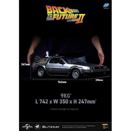 Blitzway - Back to the Future 2 Time Machine Premium UMS 1/6 - Delorean