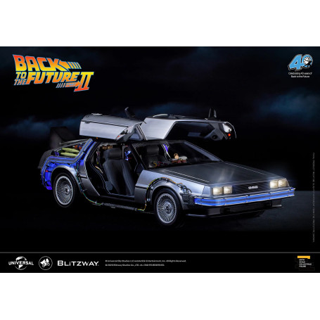 Blitzway - Back to the Future 2 Time Machine Premium UMS 1/6 - Delorean