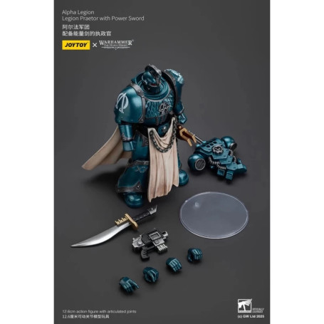 Joytoy - Warhammer - Alpha Legion - Praetor with Power Sword - The Horus Heresy
