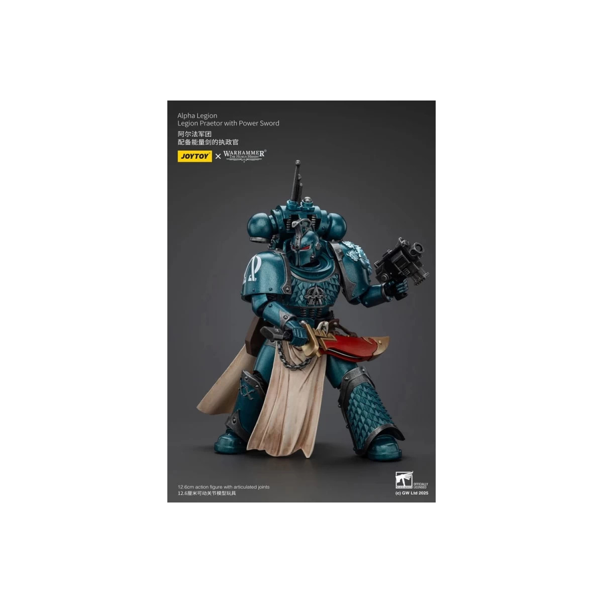 Joytoy - Warhammer - Alpha Legion - Praetor with Power Sword - The Horus Heresy