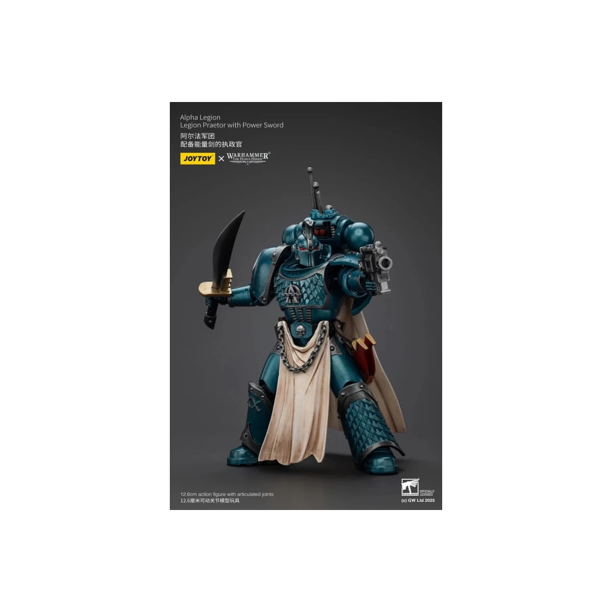 Joytoy - Warhammer - Alpha Legion - Praetor with Power Sword - The Horus Heresy