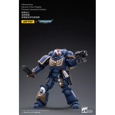JoyToy - Space Marines - Ultramarines - Heroes of the Chapter Primaris Lieutenant Erastus 1/18 - Warhammer 40K