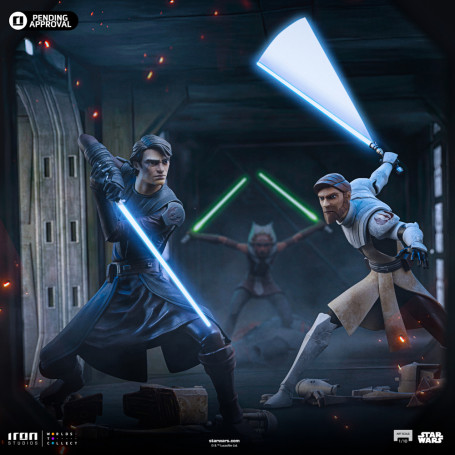 Iron Studios Star Wars Clone Wars - Obi-Wan Kenobi Art Scale 1/10