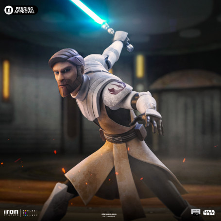 Iron Studios Star Wars Clone Wars - Obi-Wan Kenobi Art Scale 1/10
