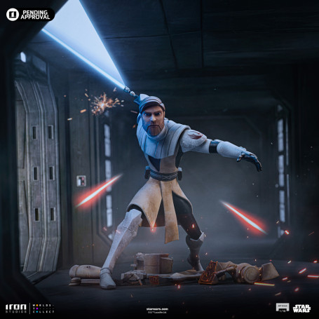 Iron Studios Star Wars Clone Wars - Obi-Wan Kenobi Art Scale 1/10