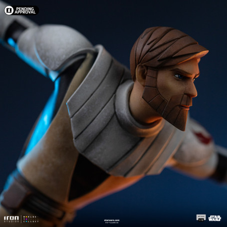 Iron Studios Star Wars Clone Wars - Obi-Wan Kenobi Art Scale 1/10