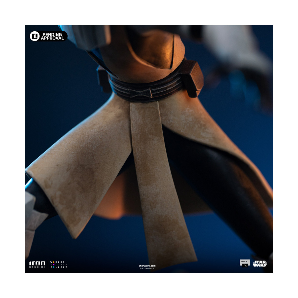 Iron Studios Star Wars Clone Wars - Obi-Wan Kenobi Art Scale 1/10