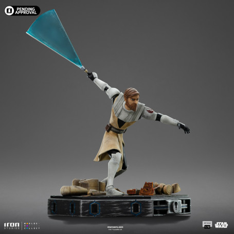Iron Studios Star Wars Clone Wars - Obi-Wan Kenobi Art Scale 1/10