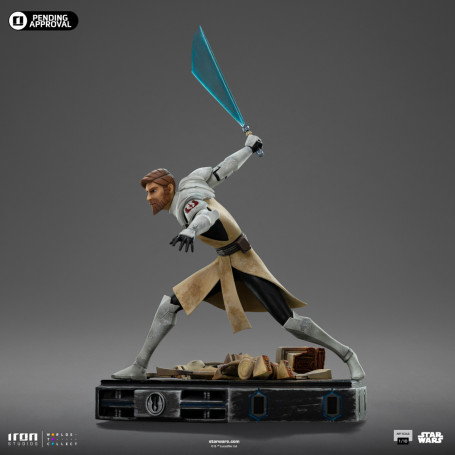 Iron Studios Star Wars Clone Wars - Obi-Wan Kenobi Art Scale 1/10