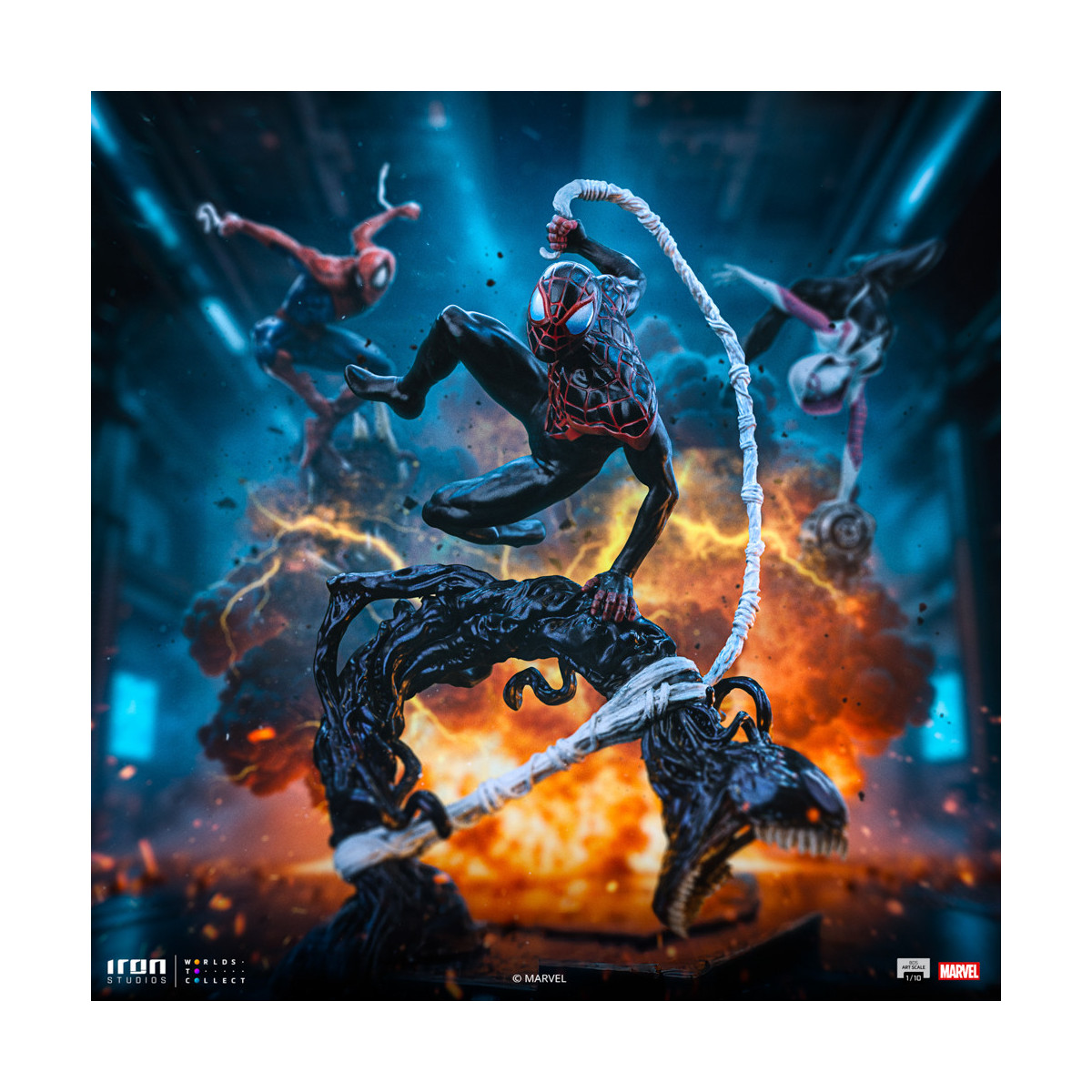 Iron Studios Marvel Comics - Spider-Man Vs Villains - Miles Morales BDS Art Scale