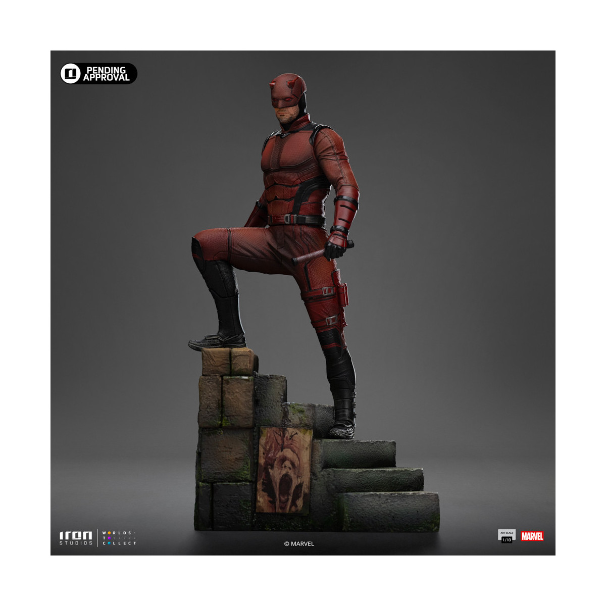 Iron Studios Marvel - Daredevil Born Again - Daredevil Art Scale 1/10
