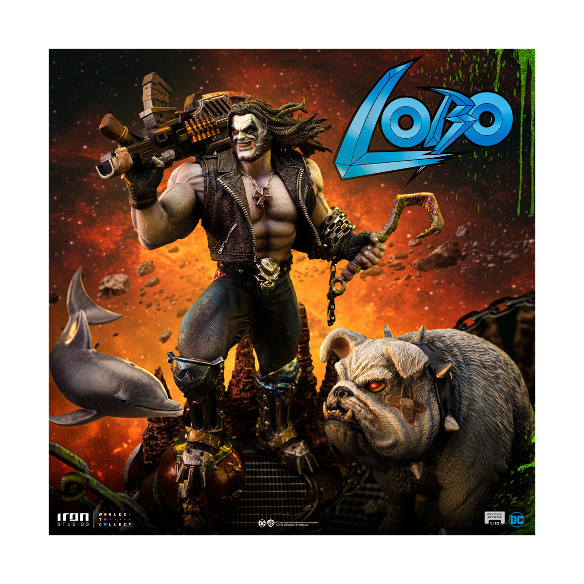Iron Studios DC Comics - Lobo Unleashed BDS Arts Scale 1/10