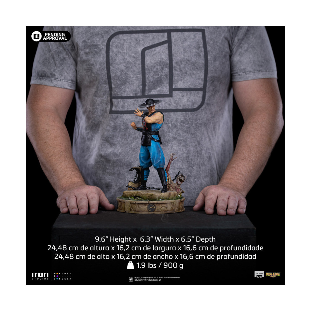 Iron Studios - Mortal Kombat - Kung Lao Art Scale 1/10