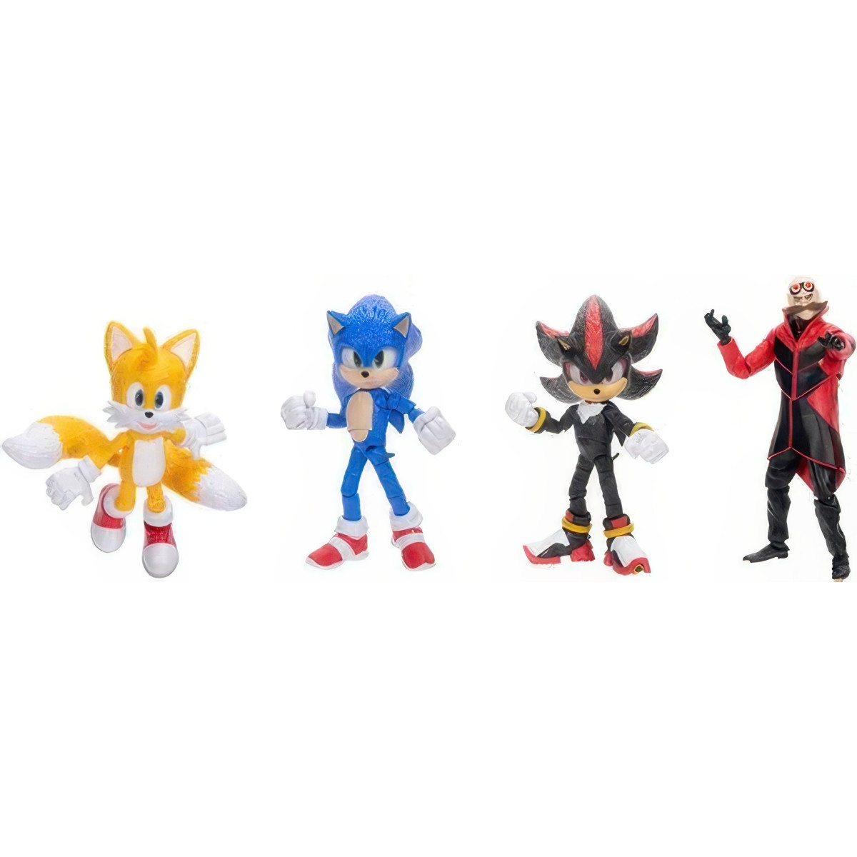 Jakks Pacific - Sonic The Hedgehog 3 - Wave 1 Set bestehend aus 4 Figuren