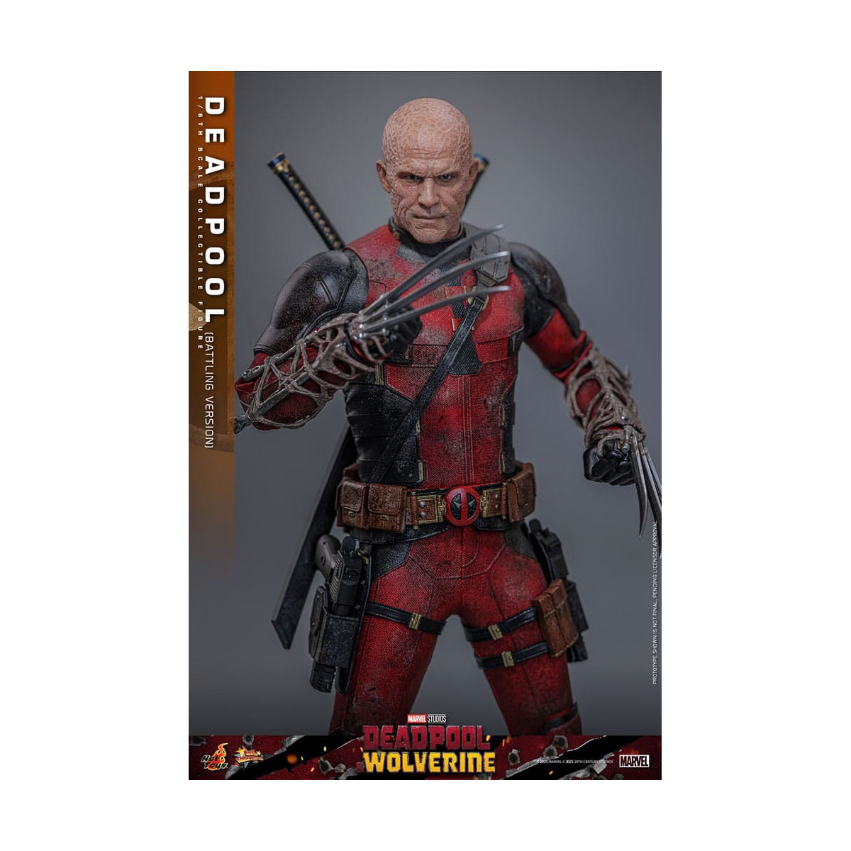 Hot Toys Marvel Deadpool & Wolverine - Deadpool (Battling Version) MMS 1/6