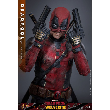 Hot Toys Marvel Deadpool & Wolverine - Deadpool (Battling Version) MMS 1/6