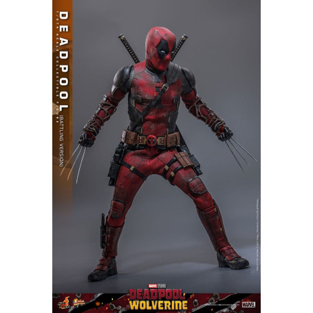 Hot Toys Marvel Deadpool & Wolverine - Deadpool (Battling Version) MMS 1/6