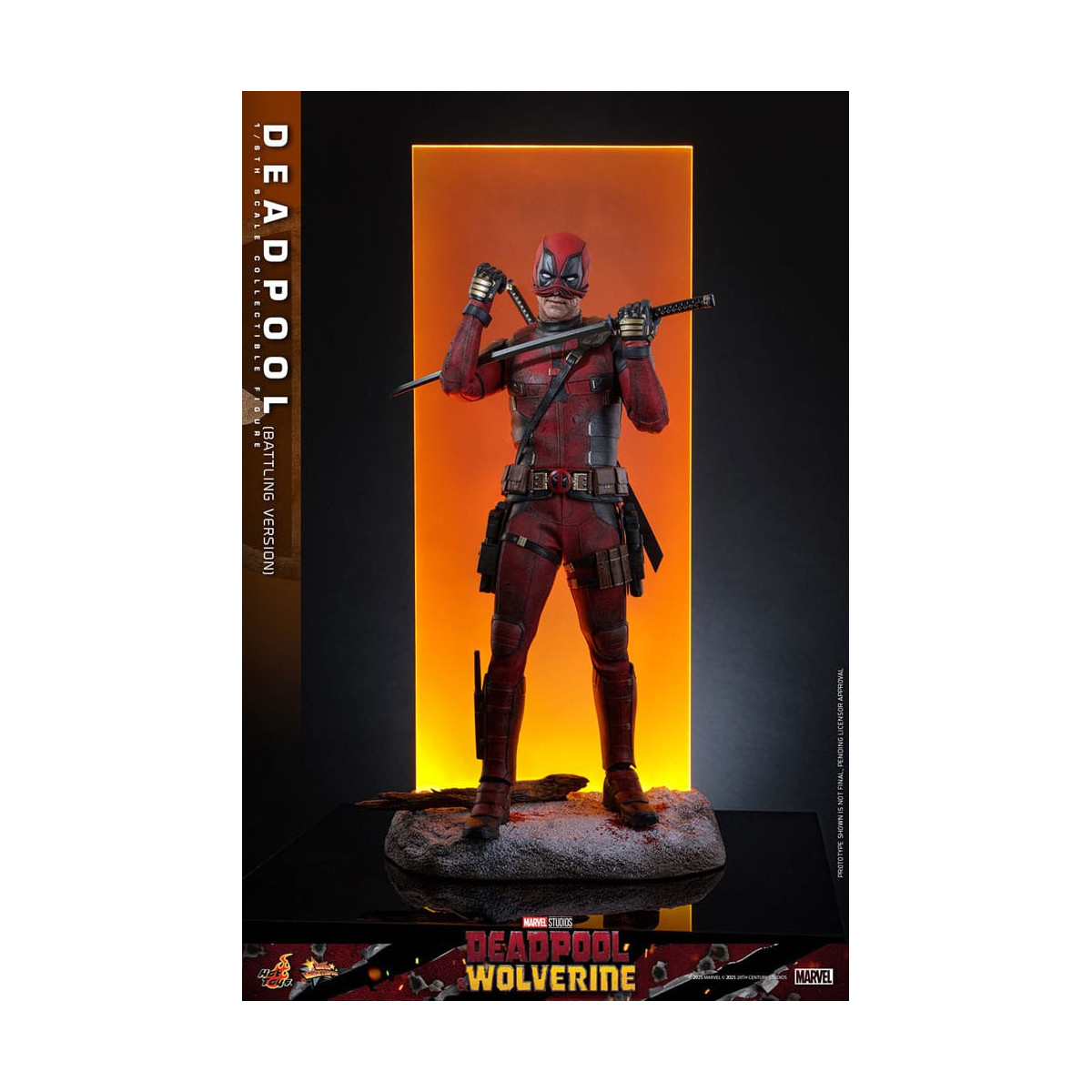 Hot Toys Marvel Deadpool & Wolverine - Deadpool (Battling Version) MMS 1/6