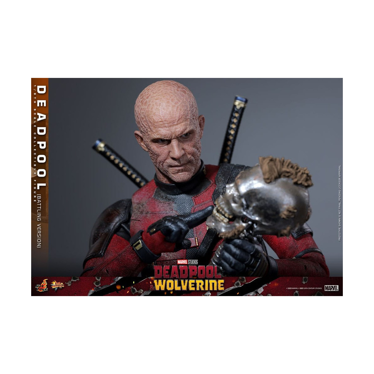 Hot Toys Marvel Deadpool & Wolverine - Deadpool (Battling Version) MMS 1/6