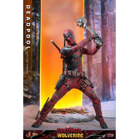 Hot Toys Marvel Deadpool & Wolverine - Deadpool (Battling Version) MMS 1/6