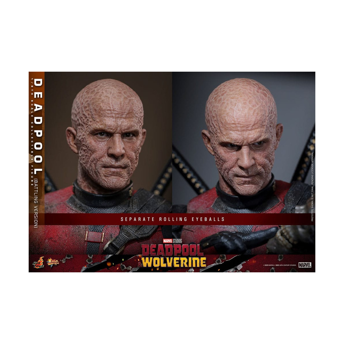 Hot Toys Marvel Deadpool & Wolverine - Deadpool (Battling Version) MMS 1/6
