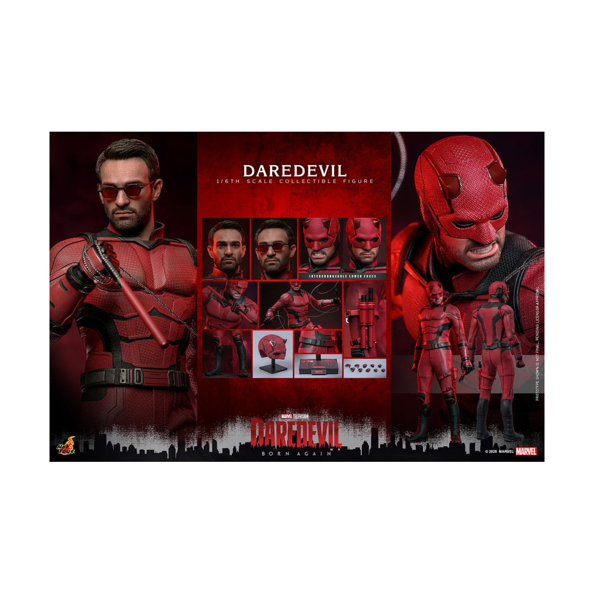 Hot Toys Marvel Daredevil: Born Again - DAREDEVIL MMS 1/6