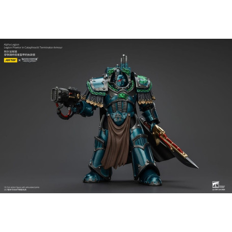Joytoy - Warhammer - Alpha Legion - Legion Praetor in Cataphractii Terminator Armour - The Horus Heresy