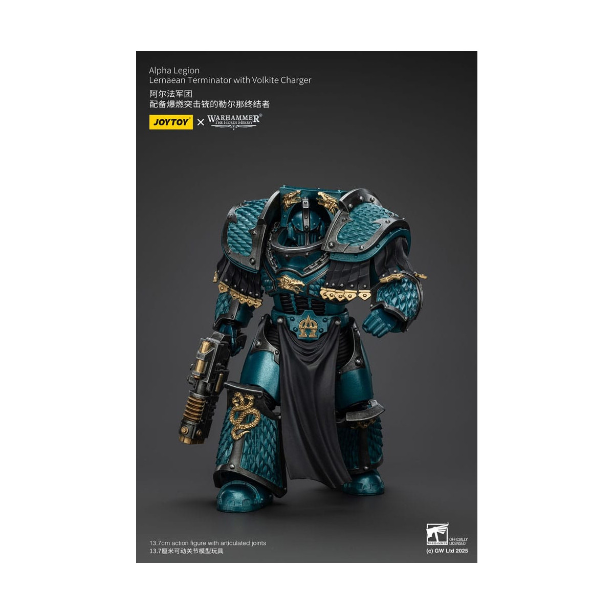Joytoy - Warhammer - Alpha Legion - Lernaean Terminator with Volkite - The Horus Heresy