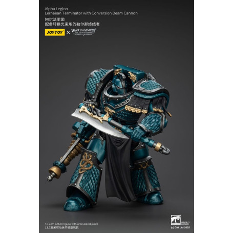 Joytoy - Warhammer - Alpha Legion - Lernaean Terminator with Conversion Beam Cannon - The Horus Heresy