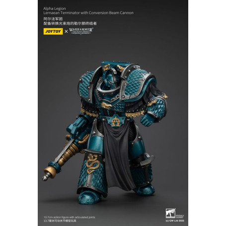 Joytoy - Warhammer - Alpha Legion - Lernaean Terminator with Conversion Beam Cannon - The Horus Heresy