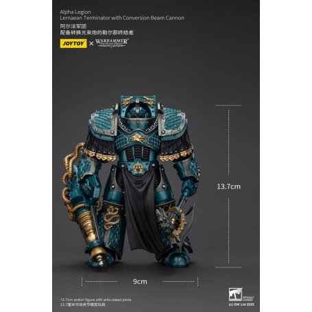 Joytoy - Warhammer - Alpha Legion - Lernaean Terminator with Conversion Beam Cannon - The Horus Heresy