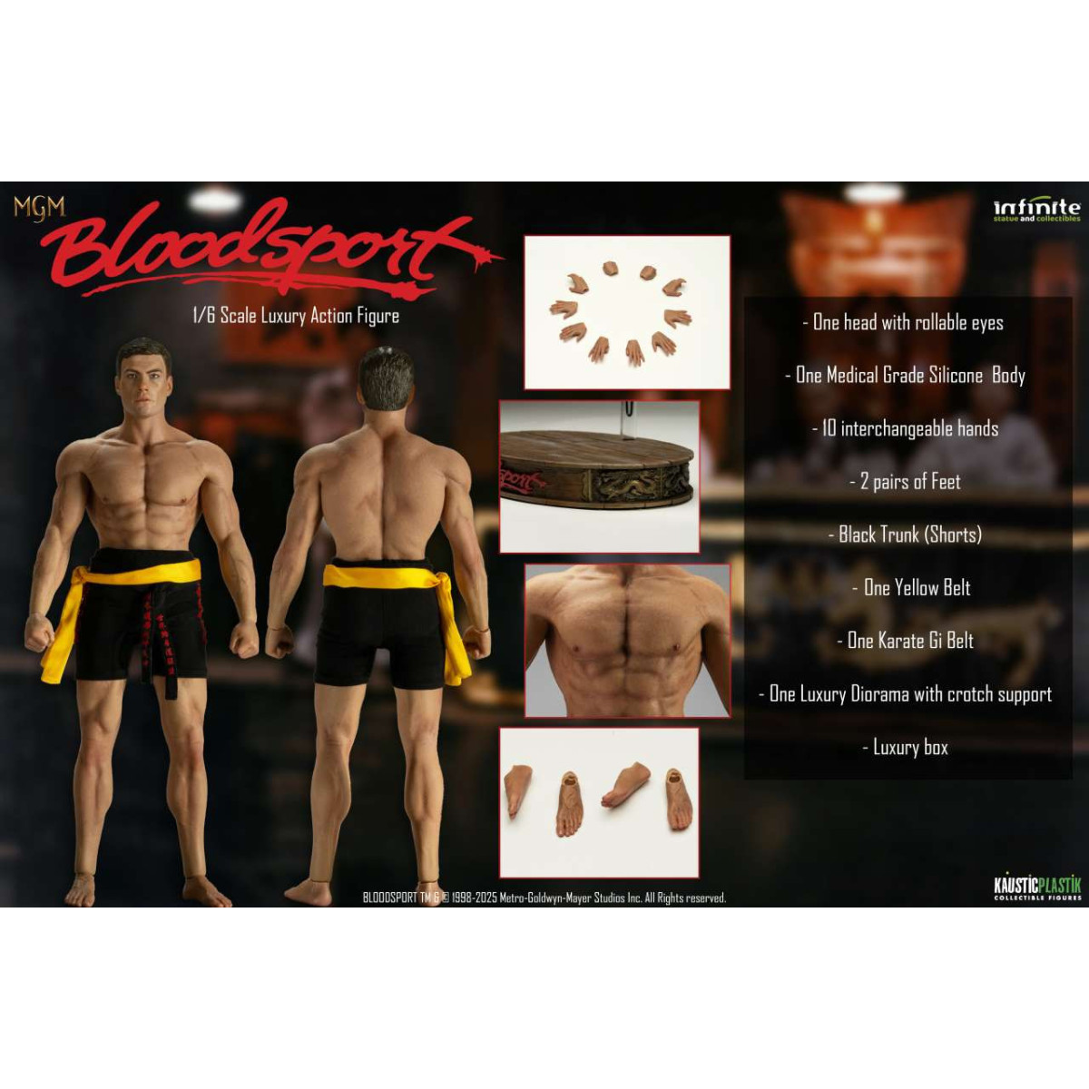 Infinite Statue X Kaustic Plastik - Frank Dux Standard Edition 1/6 -Bloodsport