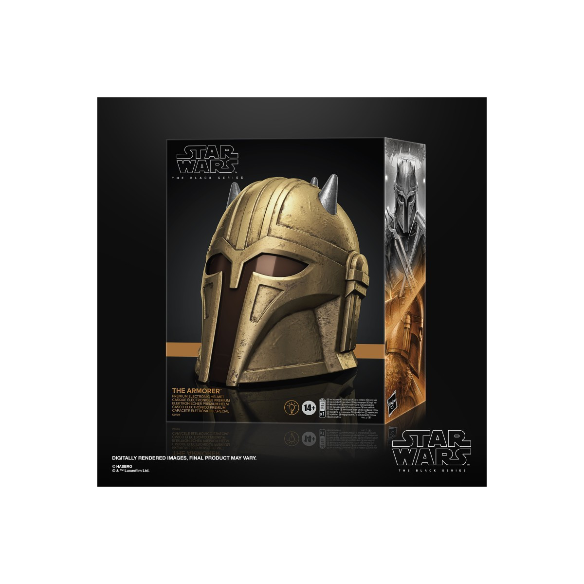 Hasbro - Helm The Armorer The Mandalorian - Star Wars Black Series Helmet 1:1 Replica Premium