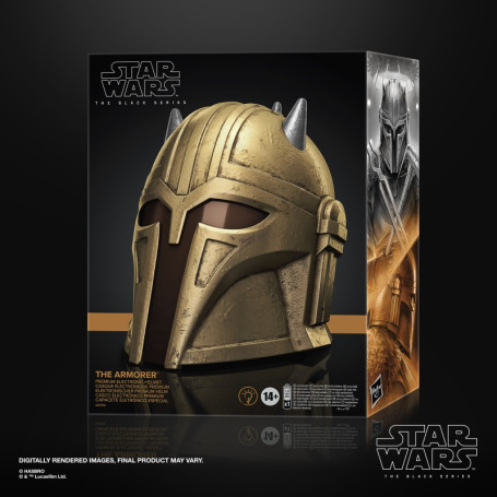 Hasbro - Helm The Armorer The Mandalorian - Star Wars Black Series Helmet 1:1 Replica Premium
