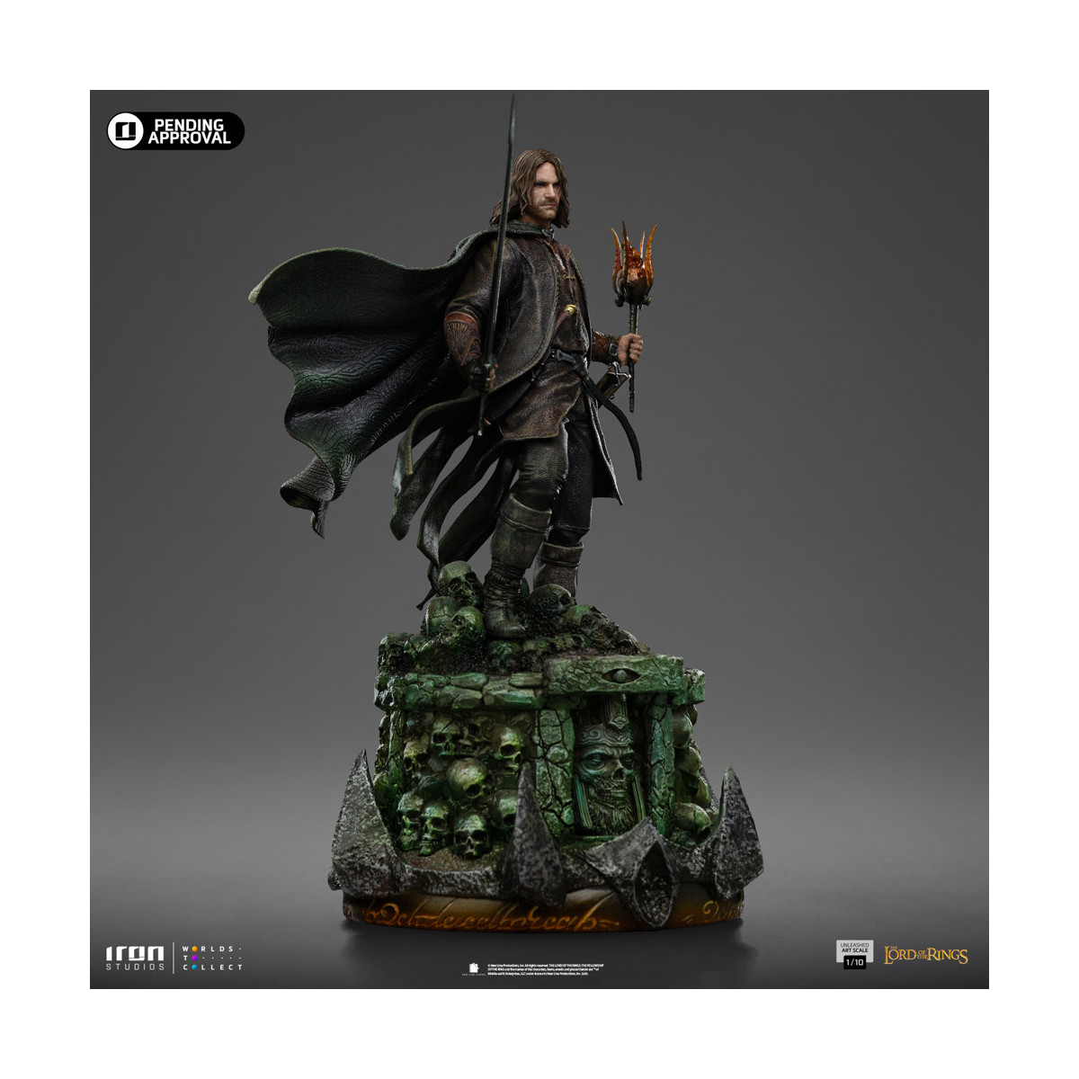 Iron Studios - Aragorn Unleashed - Der Herr der Ringe - LOTR Unleashed Art Scale 1/10