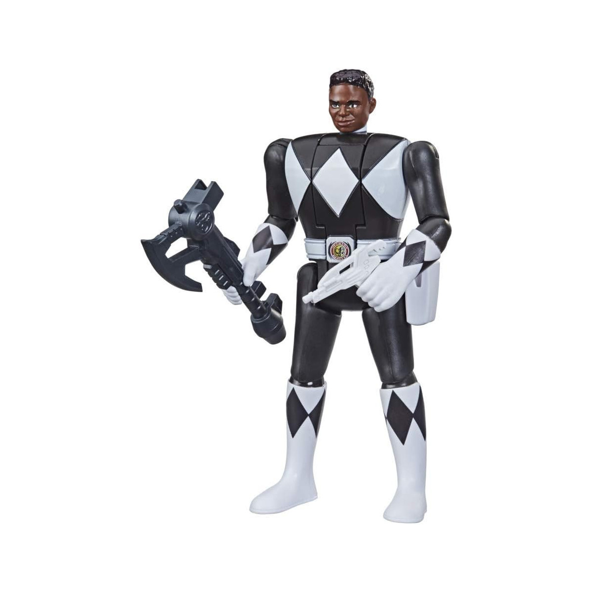 Hasbro - Mighty Morphin Power Rangers - Ranger Schwarz Retro Morphin