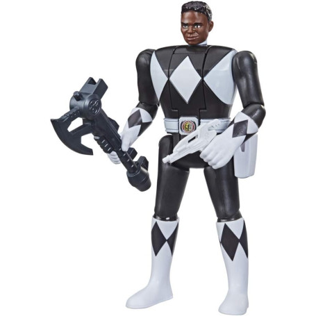 Hasbro - Mighty Morphin Power Rangers - Ranger Schwarz Retro Morphin