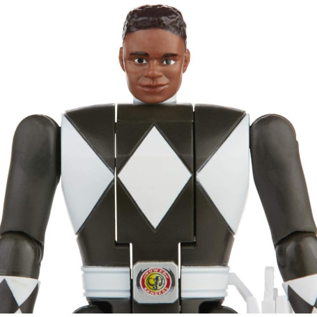 Hasbro - Mighty Morphin Power Rangers - Ranger Schwarz Retro Morphin