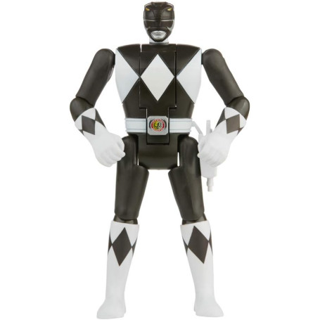 Hasbro - Mighty Morphin Power Rangers - Ranger Schwarz Retro Morphin