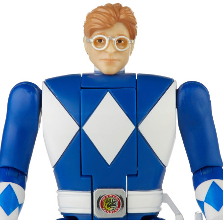 Hasbro - Mighty Morphin Power Rangers - Blauer Ranger Retro Morphin